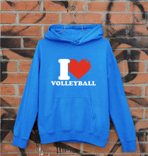 Load image into Gallery viewer, I Love Volleyball Unisex Hoodie for Men/Women-Royal Blue-Ektarfa.online
