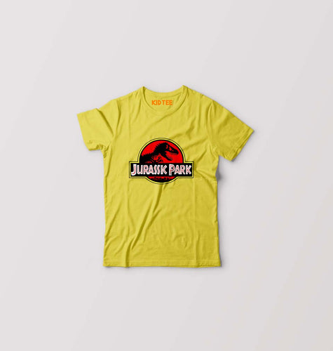Jurassic Park Kids T-Shirt for Boy/Girl-Yellow-Ektarfa.online