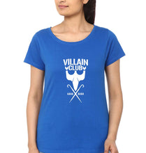 Load image into Gallery viewer, Villain Club T-Shirt for Women-Royal Blue-Ektarfa.online
