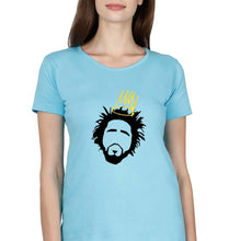 Load image into Gallery viewer, J. Cole T-Shirt for Women-Light Blue-Ektarfa.online
