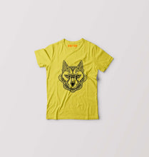 Load image into Gallery viewer, WOLF Kids T-Shirt for Boy/Girl-Yellow-Ektarfa.online
