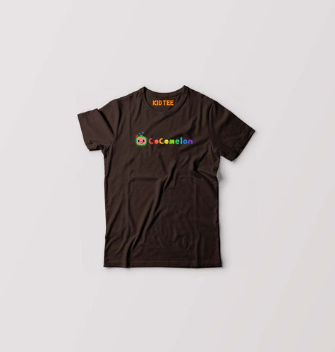 CoComelon Kids T-Shirt for Boy/Girl-Coffee Brown-Ektarfa.online