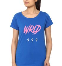 Load image into Gallery viewer, Juice WRLD 999 T-Shirt for Women-XS(32 Inches)-Royal Blue-Ektarfa.online
