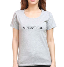 Load image into Gallery viewer, Supernatural T-Shirt for Women-Grey Melange-Ektarfa.online

