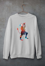 Load image into Gallery viewer, Hanuman Ji (God) Unisex Sweatshirt for Men/Women-Grey Melange-Ektarfa.online
