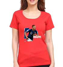 Load image into Gallery viewer, Kylian Mbappé T-Shirt for Women-Red-Ektarfa.online
