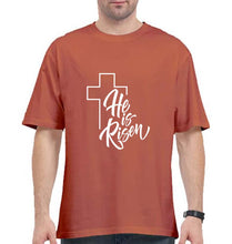 Load image into Gallery viewer, Christian Oversized T-Shirt for Men-Coral-Ektarfa.online

