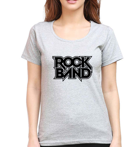 Queen Rock Band T-Shirt for Women-Grey Melange-Ektarfa.online