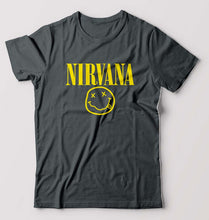 Load image into Gallery viewer, Nirvana T-Shirt for Men-Steel grey-Ektarfa.online
