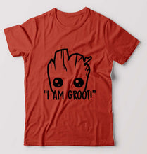 Load image into Gallery viewer, Groot T-Shirt for Men-Brick red-Ektarfa.online

