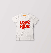 Load image into Gallery viewer, Love to Ride Kids T-Shirt for Boy/Girl-White-Ektarfa.online
