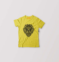 Load image into Gallery viewer, LION Kids T-Shirt for Boy/Girl-Yellow-Ektarfa.online
