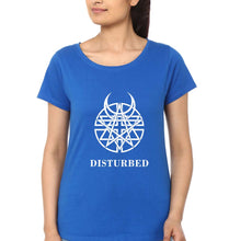 Load image into Gallery viewer, Disturbed T-Shirt for Women-Royal Blue-Ektarfa.online
