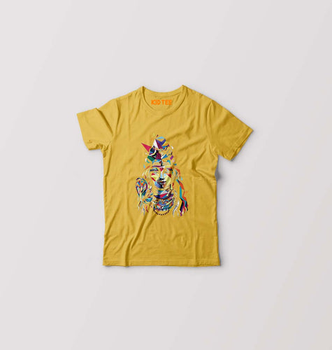 Shiv Kids T-Shirt for Boy/Girl-Golden Yellow-Ektarfa.online