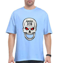 Load image into Gallery viewer, Stone Cold Steve Austin (WWE) Oversized T-Shirt for Men-Baby Blue-Ektarfa.online
