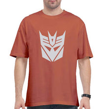 Load image into Gallery viewer, Decepticon Transformers Oversized T-Shirt for Men-Coral-Ektarfa.online
