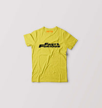 Load image into Gallery viewer, Fast &amp; Furious Kids T-Shirt for Boy/Girl-Yellow-Ektarfa.online
