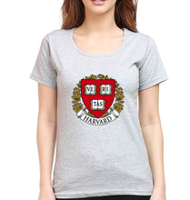 Load image into Gallery viewer, Harvard University T-Shirt for Women-Grey Melange-Ektarfa.online

