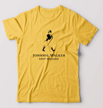 Load image into Gallery viewer, Johnnie Walker T-Shirt for Men-Golden yellow-Ektarfa.online
