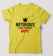 Load image into Gallery viewer, Conor McGregor UFC T-Shirt for Men-Yellow-Ektarfa.online
