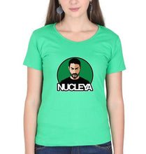 Load image into Gallery viewer, Nucleya T-Shirt for Women-flag green-Ektarfa.online
