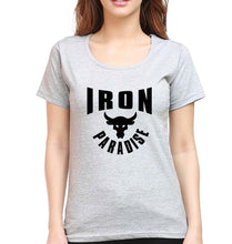 Load image into Gallery viewer, Iron Paradise T-Shirt for Women-Grey Melange-Ektarfa.online
