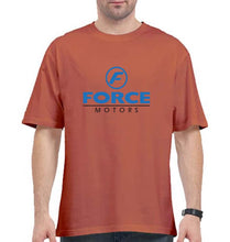 Load image into Gallery viewer, Force Motors Oversized T-Shirt for Men-Coral-Ektarfa.online
