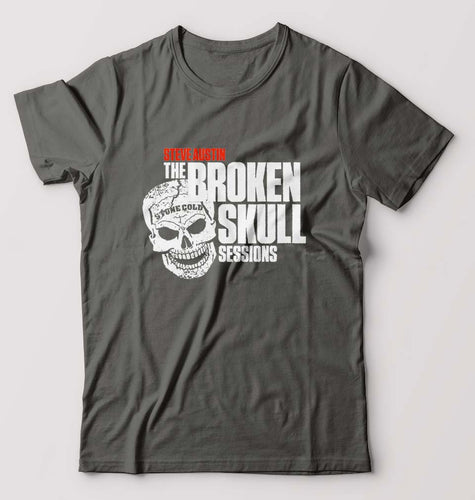 Stone Cold Steve Austin (WWE) T-Shirt for Men-Charcoal-Ektarfa.online