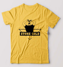 Load image into Gallery viewer, Stone Cold Steve Austin (WWE) T-Shirt for Men-Golden Yellow-Ektarfa.online
