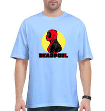 Load image into Gallery viewer, Deadpool Superhero Oversized T-Shirt for Men-Baby Blue-Ektarfa.online
