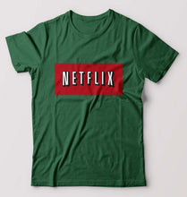 Load image into Gallery viewer, Netflix T-Shirt for Men-Bottle Green-Ektarfa.online
