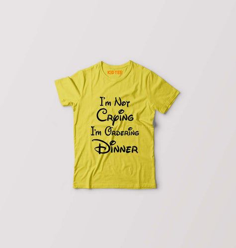 I M Not Crying Kids T-Shirt for Boy/Girl-Yellow-Ektarfa.online
