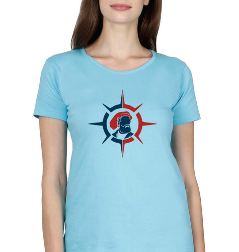 Marco Polo T-Shirt for Women-Light Blue-Ektarfa.online