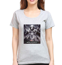 Load image into Gallery viewer, Moon Knight T-Shirt for Women-Grey Melange-Ektarfa.online
