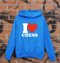 Load image into Gallery viewer, I Love Chess Unisex Hoodie for Men/Women-Royal Blue-Ektarfa.online

