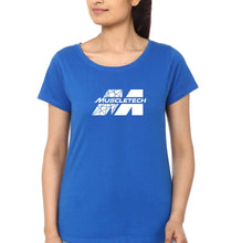 Load image into Gallery viewer, Muscletech T-Shirt for Women-Royal Blue-Ektarfa.online
