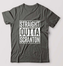 Load image into Gallery viewer, Straight Outta Scranton T-Shirt for Men-Charcoal-Ektarfa.online
