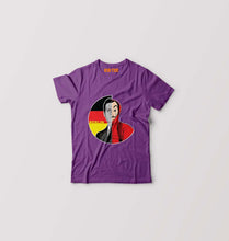 Load image into Gallery viewer, Money Heist Berlin Kids T-Shirt for Boy/Girl-Purple-Ektarfa.online
