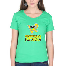 Load image into Gallery viewer, Valentino Rossi(VR 46) T-Shirt for Women-Flag Green-Ektarfa.online
