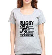 Load image into Gallery viewer, Rugby T-Shirt for Women-Grey Melange-Ektarfa.online
