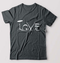 Load image into Gallery viewer, Love Drum T-Shirt for Men-Steel grey-Ektarfa.online
