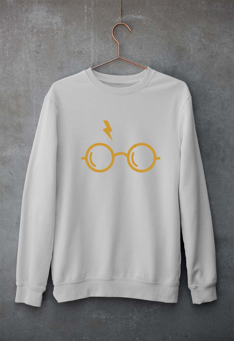 Harry Potter Unisex Sweatshirt for Men/Women-Grey Melange-Ektarfa.online