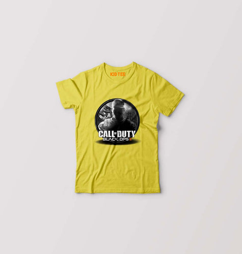 Call of Duty (COD) Kids T-Shirt for Boy/Girl-Yellow-Ektarfa.online