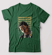 Load image into Gallery viewer, Travis Scott T-Shirt for Men-S(38 Inches)-Bottle Green-Ektarfa.online
