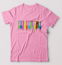 Load image into Gallery viewer, Piano T-Shirt for Men-Light Baby Pink-Ektarfa.online
