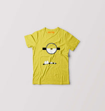 Load image into Gallery viewer, Minion Single Eye &amp; Teeth Kids T-Shirt for Boy/Girl-Yellow-Ektarfa.online
