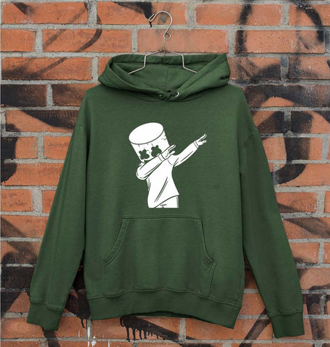 Dab Marshmello Unisex Hoodie for Men/Women-Dark Green-Ektarfa.online