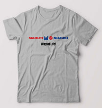 Load image into Gallery viewer, Maruti-Suzuki T-Shirt for Men-Grey Melange-Ektarfa.online
