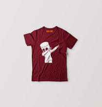 Load image into Gallery viewer, Dab Marshmello T-Shirt for Boy/Girl-Maroon-Ektarfa.online

