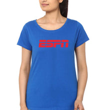 Load image into Gallery viewer, ESPN T-Shirt for Women-Royal Blue-Ektarfa.online
